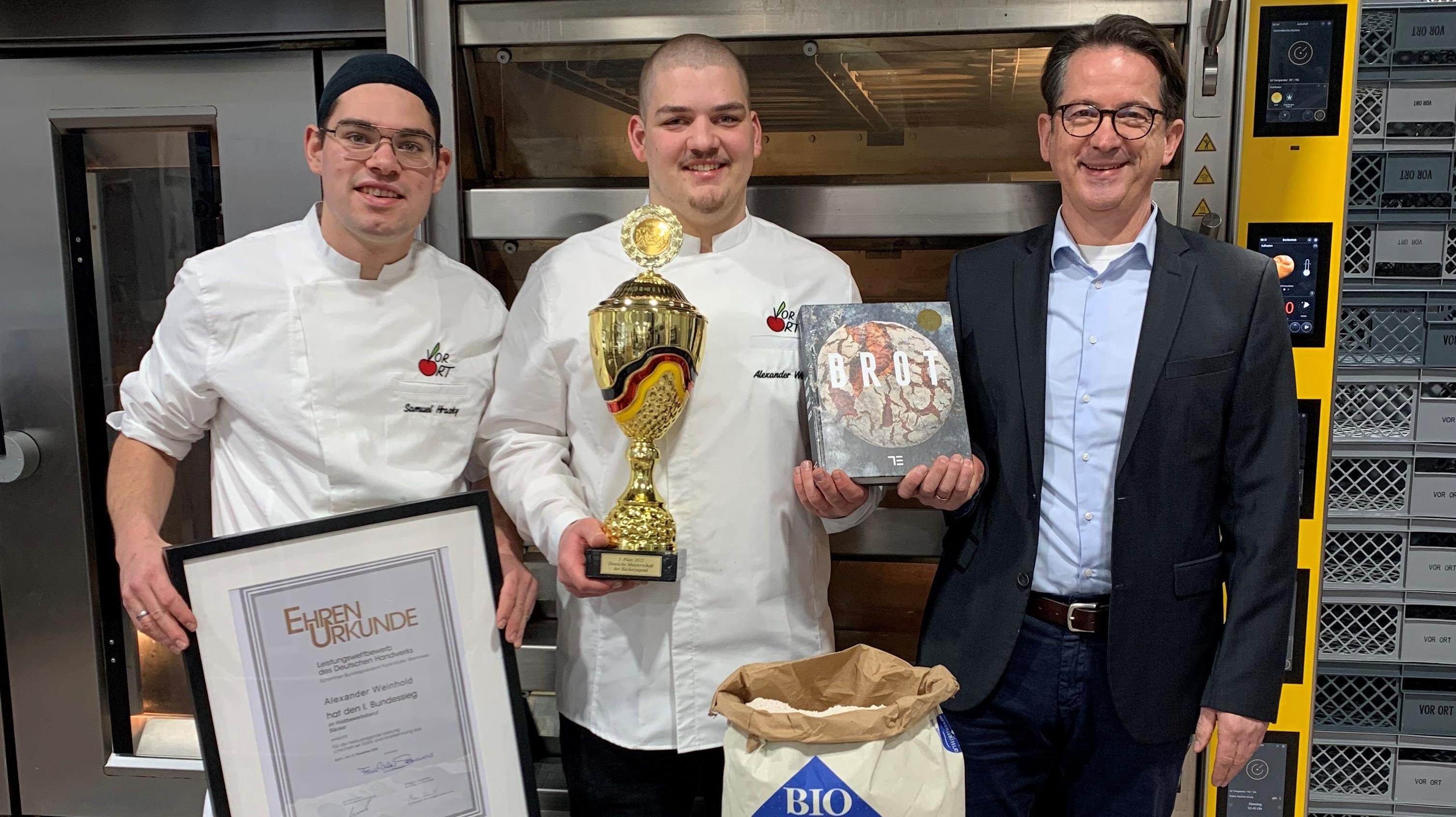 Alexander Weinhold holt Platz 1 bei der deutschen Meisterschaft der Bäckerjugend